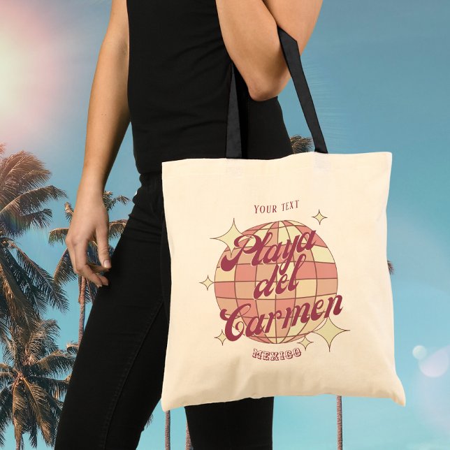 Tote Bag Playa del Carmen Mexique MX souvenir de la plage d (Créateur téléchargé)