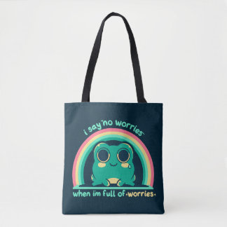 Tote Bag Plein d'inquiétudes