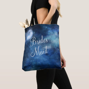 Tote Bag Pleine lune Ciel Lunaire Galaxie céleste