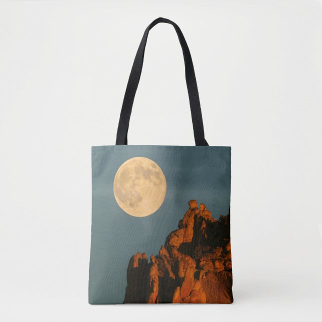 Tote Bag Pleine Lune | Falaises de Basalte Smith Rock State (Devant)