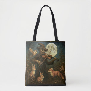 Tote Bag Pleine lune Scarecrow Serenade