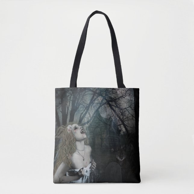 Tote Bag Pleure sur le loup (Devant)