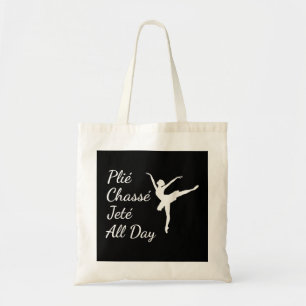 Tote Bag Plie Chasse Jete Toute la journée Mignonne Dance d
