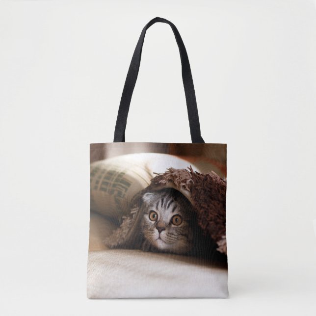 Tote Bag PLIER Brown ÉCOSSE DANS LE BLANCHET BROWN ÉPAIS (Devant)