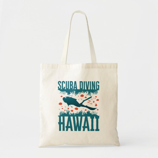Tote Bag Plongée en apnée à Hawaii Souvenir (Devant)
