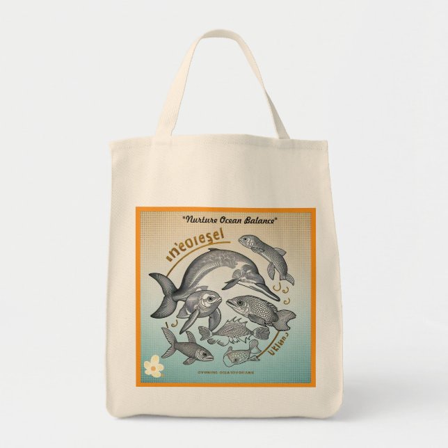Tote Bag "Plonger dans l'extinction" (Devant)