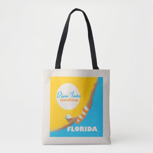 Tote Bag Plongez Dans Le Soleil | Floride (Devant)