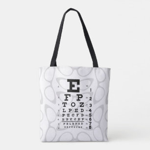 Tote Bag Plots réflectorisés de diagramme d'oeil d'art de