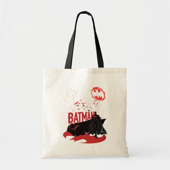 Tote Bag Pluie de Batman Crimson (Devant)
