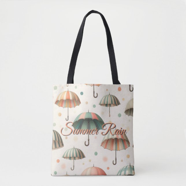 Tote Bag Pluie d'été (Devant)