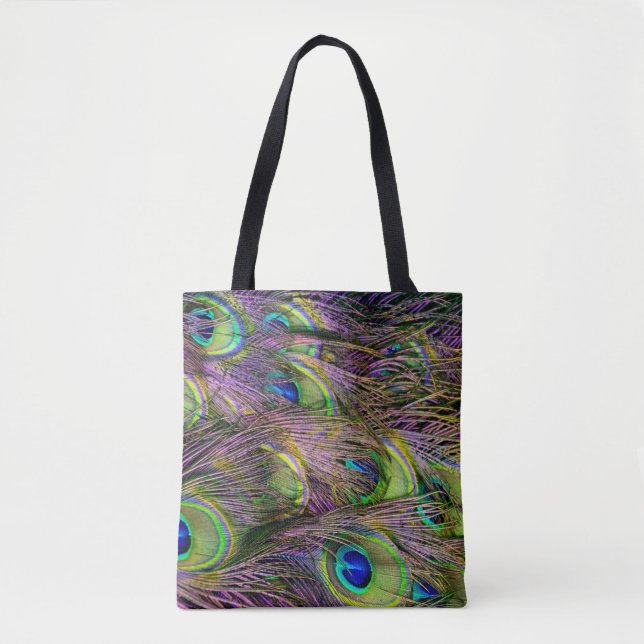 Tote Bag Plume de paon  (Devant)