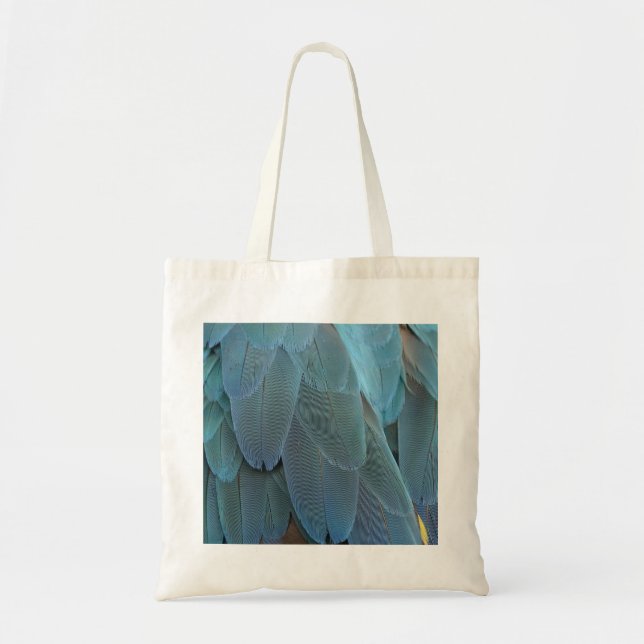 Tote Bag Plumes bleues (Devant)