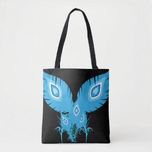 Tote Bag Plumes de paon Oiseaux de paon Mode