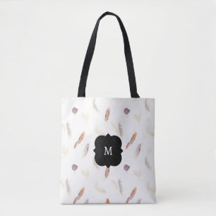 Tote Bag Plumes Tendance Collection Luxe Boho