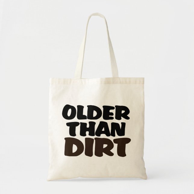 Tote Bag Plus âgé que la tête (Devant)