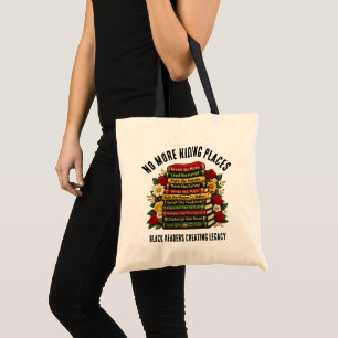 Tote Bag PLUS DE CACHETTES Héros de l'Histoire Noire