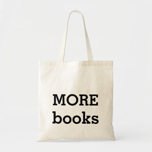 Tote Bag Plus de livres Livre moderne (Devant)