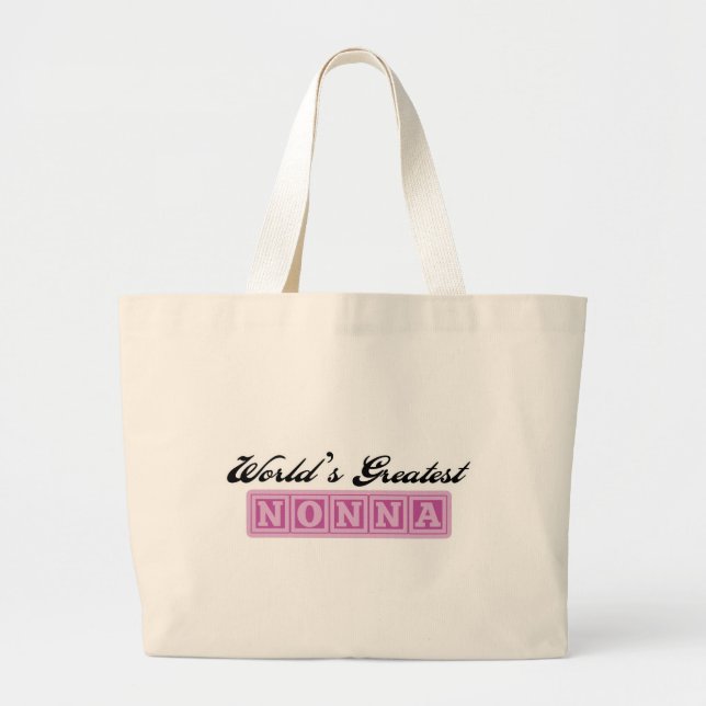 Tote Bag Plus grand Nonna du monde (Devant)