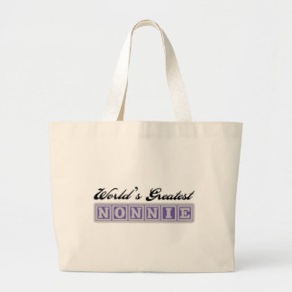 Tote Bag Plus grand Nonnie du monde