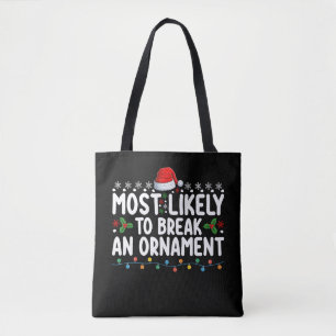 Tote Bag Plus susceptible de briser un ornement de fêtes de