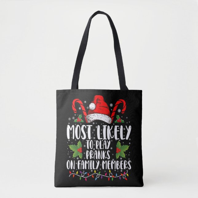 Tote Bag Plus susceptible de faire des farces aux membres d (Devant)