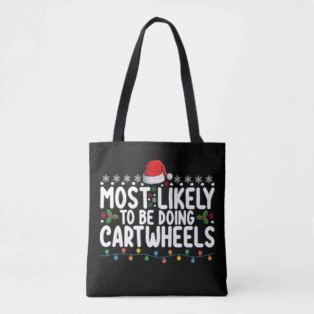 Tote Bag Plus susceptible de faire des roues de Noël (Devant)