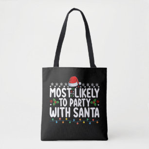Tote Bag Plus susceptible de faire la fête avec le Père Noë