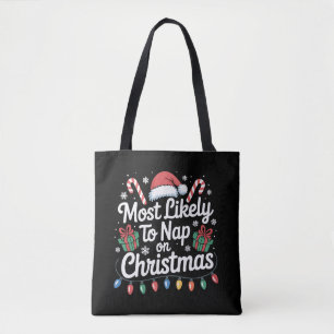 Tote Bag Plus susceptible de faire la sieste à Noël en fami