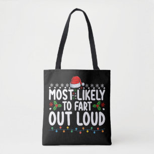 Tote Bag Plus susceptible de péter à haute voix Noël Famill