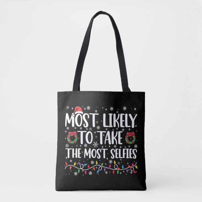 Tote Bag Plus susceptible de prendre le plus de selfies à N (Devant)