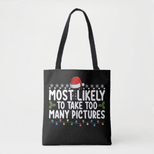 Tote Bag Plus susceptible de prendre trop de photos Noël