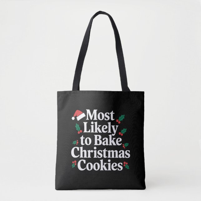 Tote Bag Plus susceptible de préparer des biscuits de Noël  (Devant)