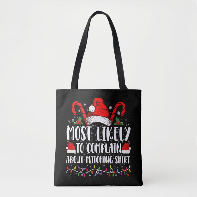 Tote Bag Plus susceptible de se plaindre de la chemise asso (Devant)
