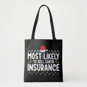Tote Bag Plus susceptible de vendre l'assurance de Noël de