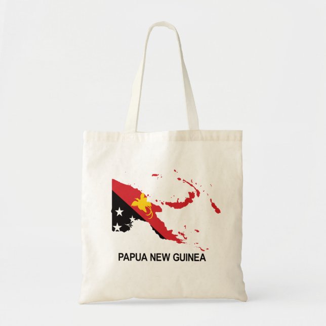 Tote Bag PNG map with flag (Devant)