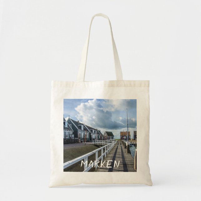 Tote Bag Poche en bois à Marken, Pays-Bas (Devant)