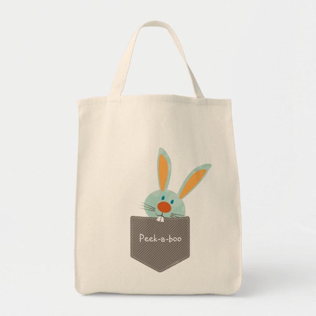 Tote Bag POCKET PALS :: Lapin Lapin 2 (Devant)