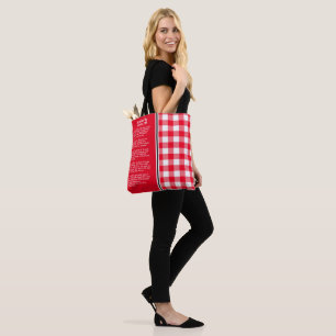 Tote Bag Poème Inspiré Par Psaume 100 Bible Verse, Fourre-t