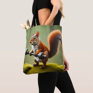 Tote Bag Poids de levage des écureuils