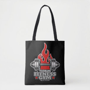 Tote Bag Poids Personnalisé Levant Dumbbell Fitness Gym