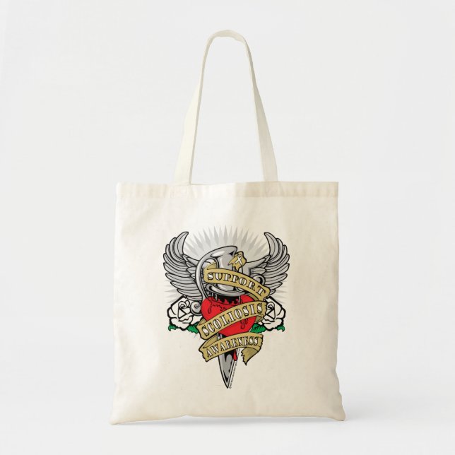 Tote Bag Poignard de scoliose (Devant)