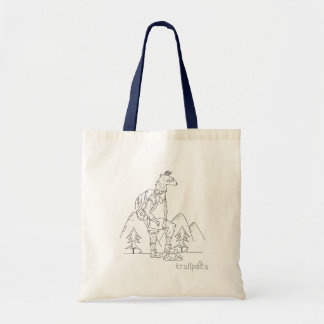 Tote Bag Poignée bleue de flambage de traînée de Trailpaca
