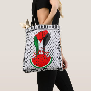 Tote Bag Poing de résistance palestinienne sur le symbole d