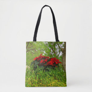 Tote Bag Poinsettia rouge