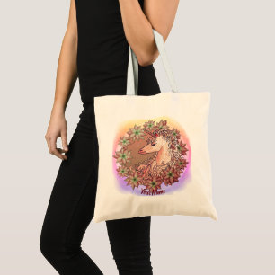 Tote Bag Poinsettia Unicorn