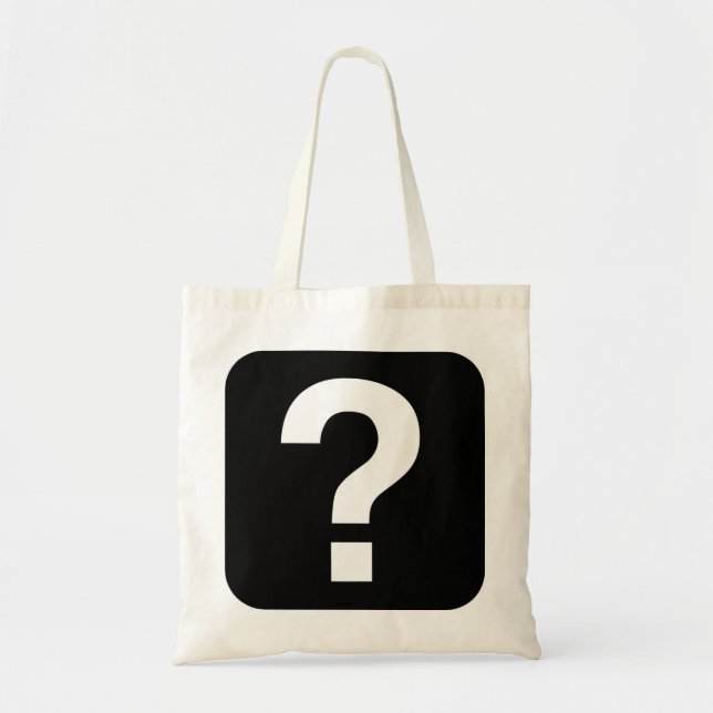 Tote Bag Point d'interrogation (Devant)