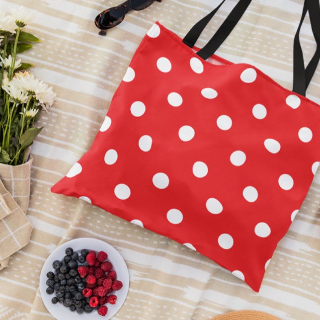 Tote Bag Point rouge (Créateur téléchargé)