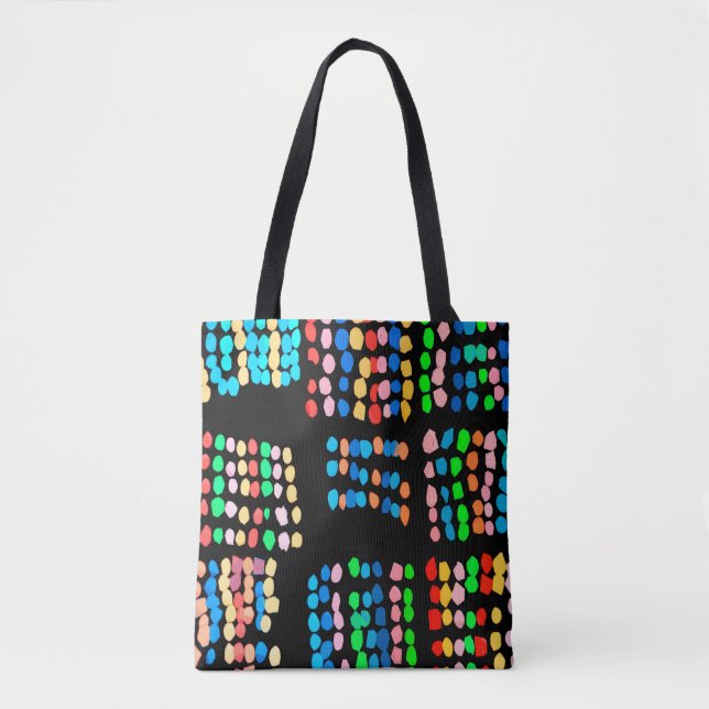 Tote Bag Points colorés (Devant)