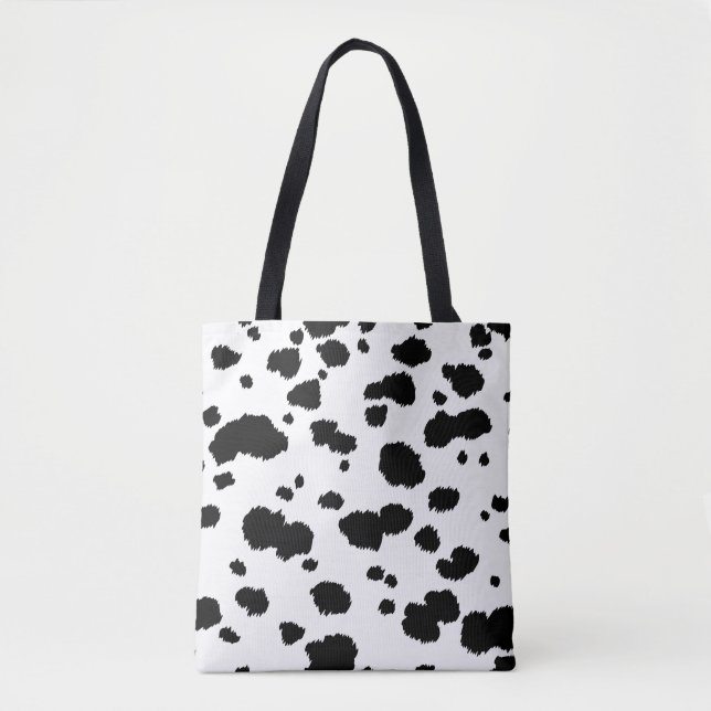 Tote Bag Points Dalmatiens Points Motifs Chien Dalmation Po (Devant)