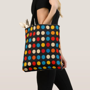 Tote Bag Points de couleurs simples